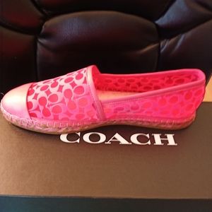 Coach Espadrilles brand new